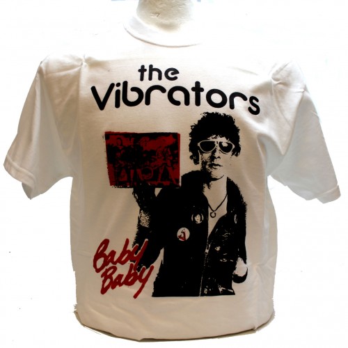 The Vibrators Square Punk Rock Goth Band T-shirt
